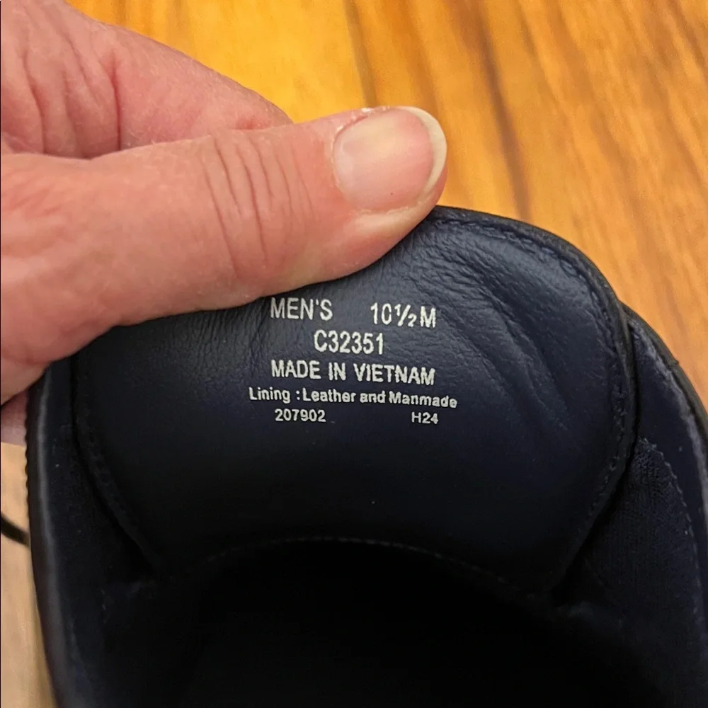 NWT Cole Haan Men's Classic Black Oxfords size 10 1/2 - Picture 6 of 7